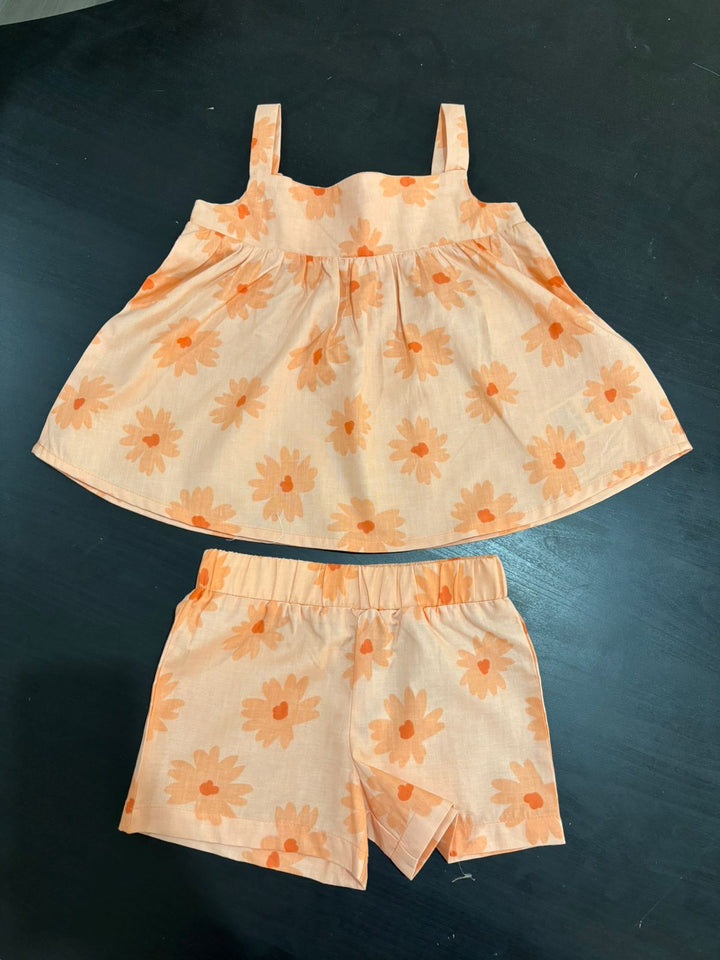 Orange flower set