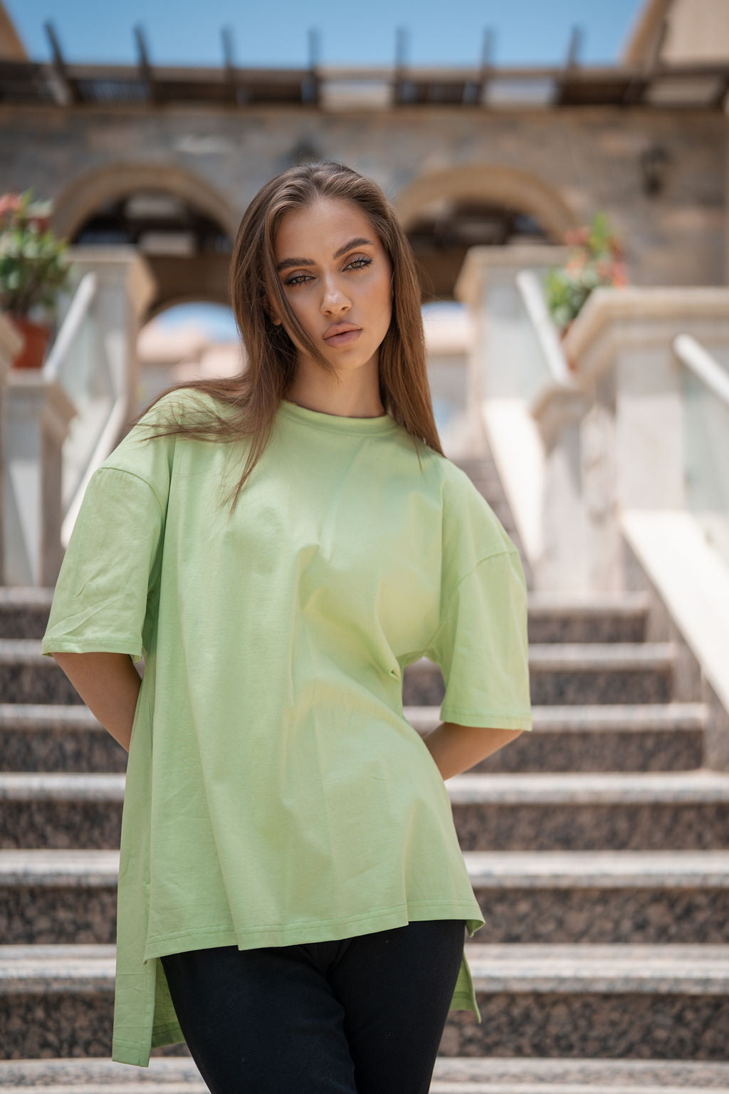 Dropped shoulder Tee