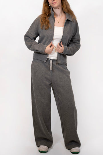 Zip-Up Grey Set