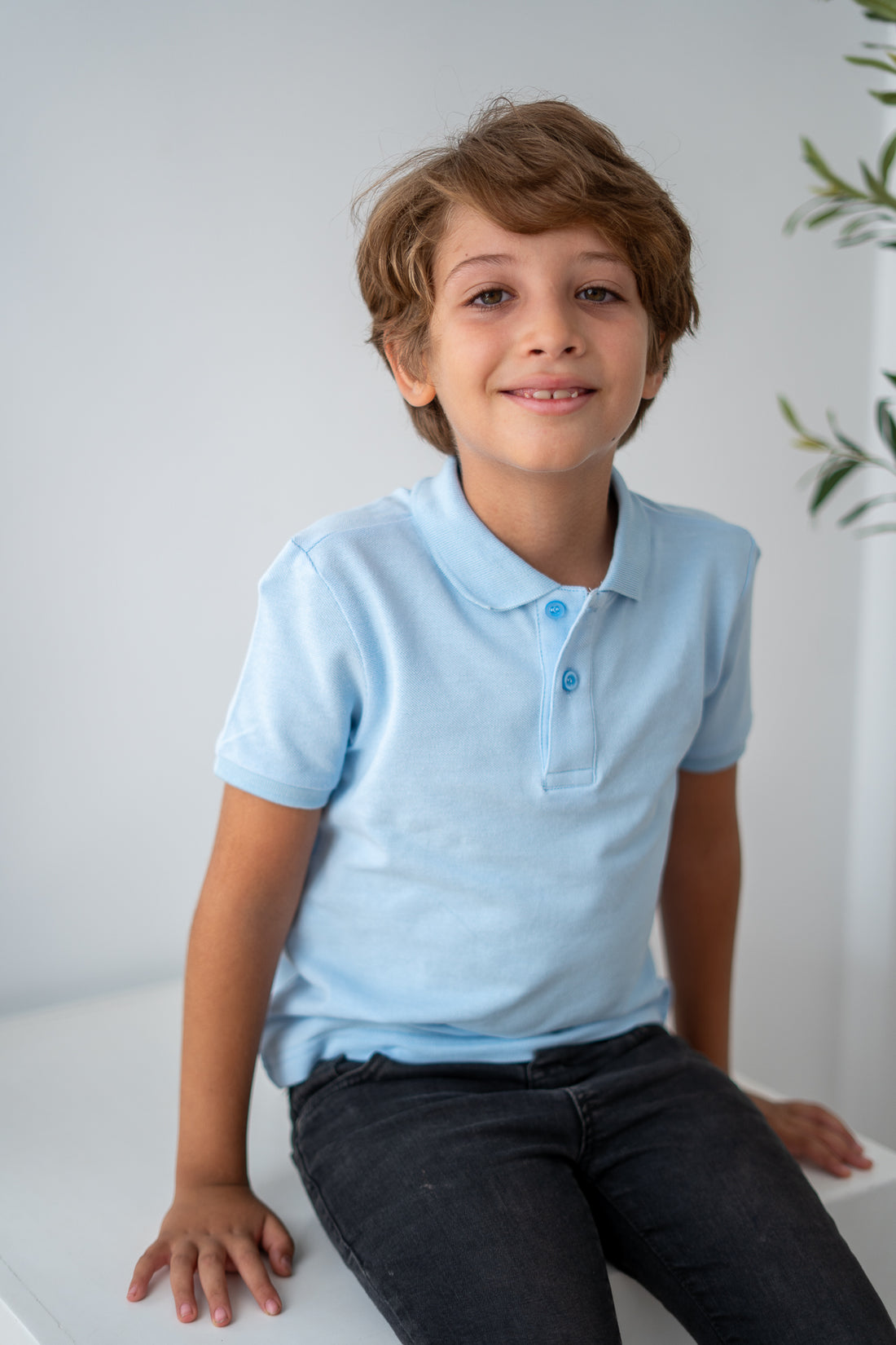 Half-slevees Polo shirt