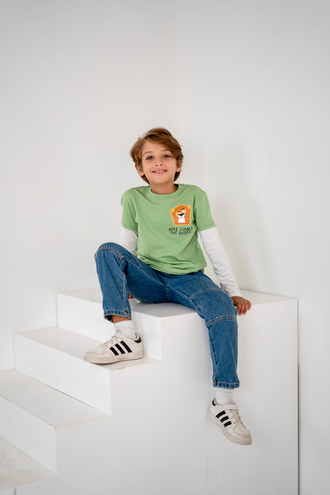 Long-sleeve printed t-shirts