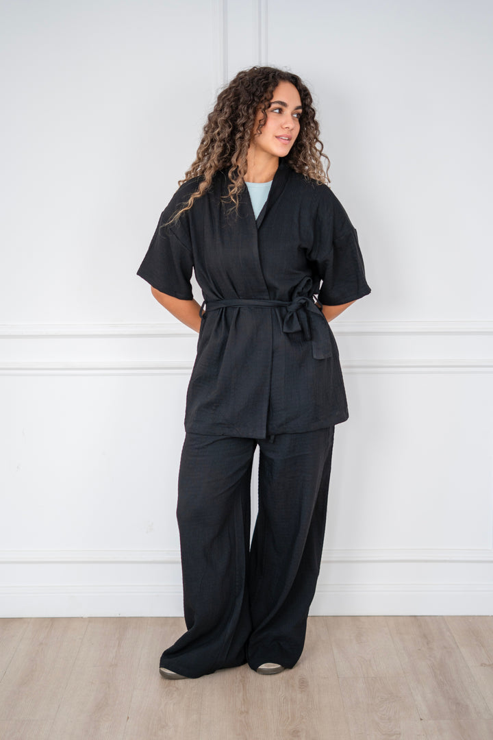 Black wrap around set