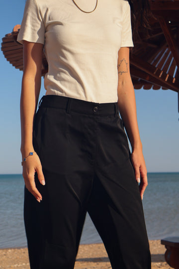 Black classic pants