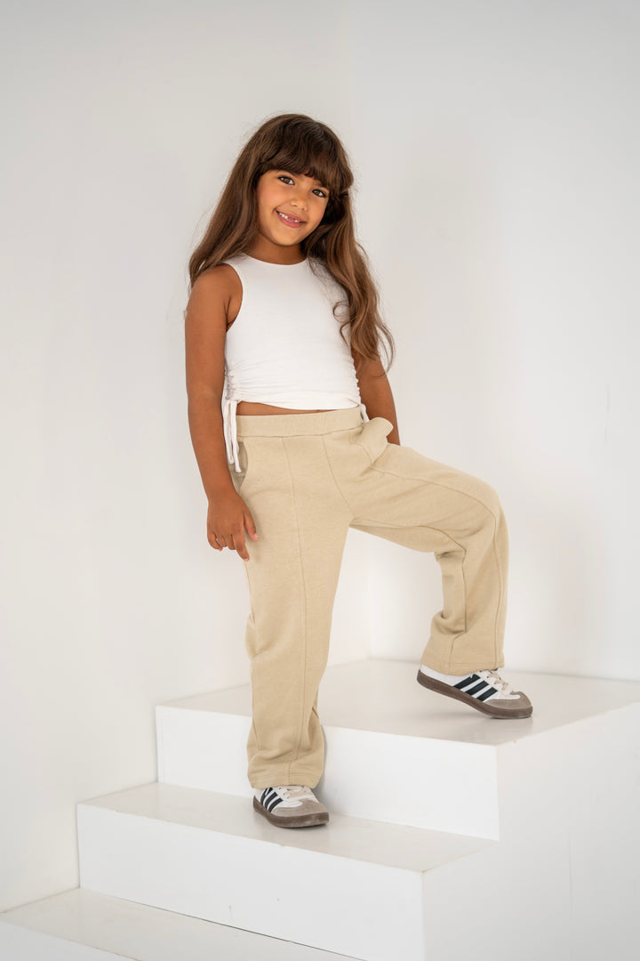 Wide Leg beige pants