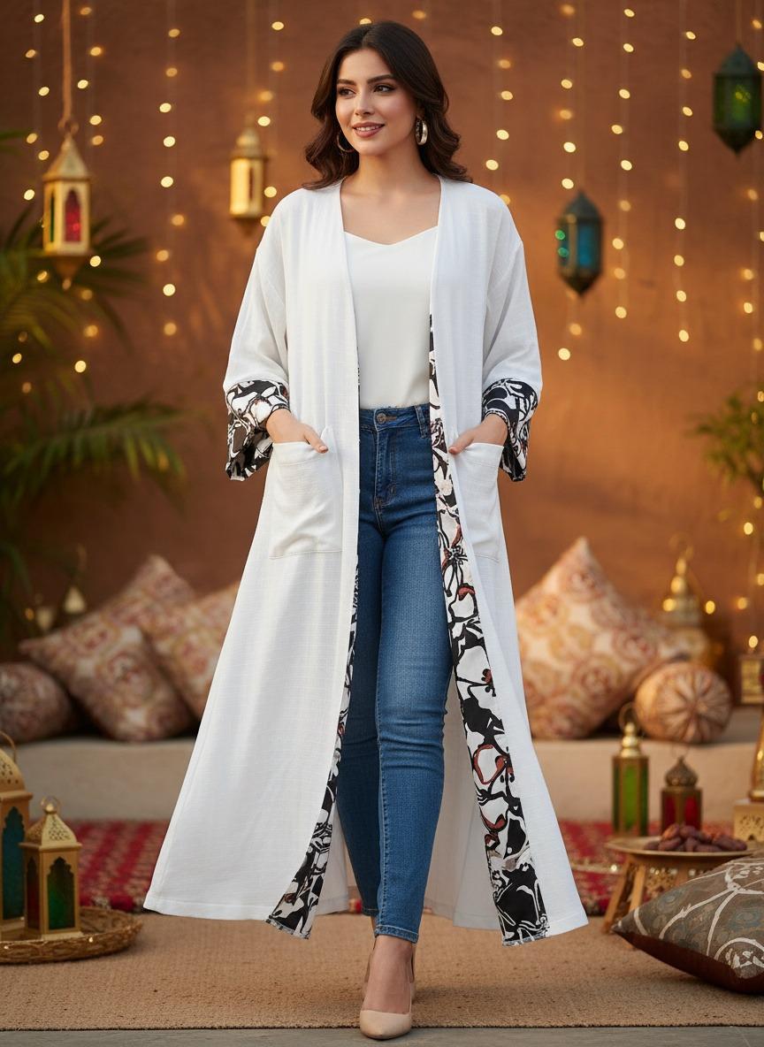 Moonveil Kaftan with dress